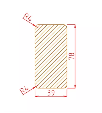 Säule 78x39 mm